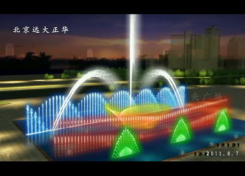 達(dá)卡中央廣場(chǎng)音樂噴泉設(shè)計(jì)方案
