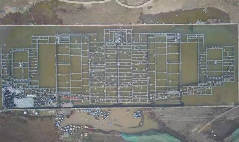 北京延慶世紀博覽會音樂噴泉大型漂浮升降平臺工程